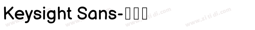 Keysight Sans字体转换